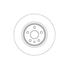 TRW féktárcsa TRW DF6585S autóalkatrész