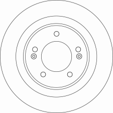 TRW féktárcsa TRW DF6599 féktárcsa