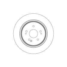 TRW féktárcsa TRW DF6730 autóalkatrész