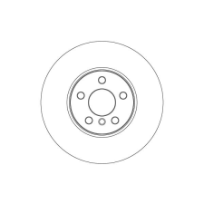 TRW féktárcsa TRW DF6834S féktárcsa