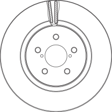 TRW féktárcsa TRW DF6851 féktárcsa