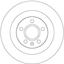 TRW féktárcsa TRW DF6970 féktárcsa