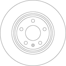 TRW féktárcsa TRW DF6981S autóalkatrész