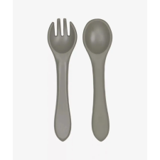 Tryco Szilikon evőeszköz készlet - Szürke babaétkészlet