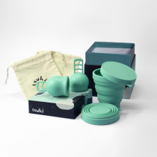  TSUKI RHEA α ÉS ß MENSTRUÁCIÓS KEHELY + STERILIZÁLÓ POHÁR intim higiénia