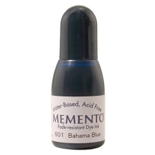 Tsukineko Tintapárna utántöltő - Bahama Blue - Memento Inker ( 1 db) bélyegző