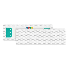 TTS Cleaning S.R.L. Mop mikroszálas SZÜRKE KIS CSÍKOS - 40X13cm, csiptetős takarító és háztartási eszköz