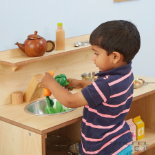 TTS Kisgyermek fa szerepjátszó konyha barkácsolás, építés