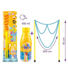 Tuban szappanbuborék zsinór pohár szappanbuborékok + folyadék 400ml buborékfújó