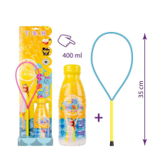 TUBAN szappanos buborékkarika + folyadék 400ml buborékfújó
