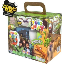 Tuban Tubi Zselés Készlet 6 Színben + Kis Akvárium - Dinoszauruszok (GXP-847335) kreatív és készségfejlesztő