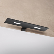  Tükör LED világítás (LF-Fekete) 30cm fürdőszoba bútor