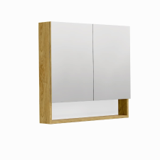 Tükörszekrény SAT Cubeway 14x72 cm laminált tölgy hickory GALCU80DH fürdőszoba bútor