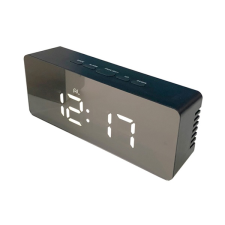  Tükrös előlapú digitális ébresztőóra ébresztőóra