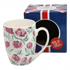 Tulipános porcelán bögre - 350 ml - dobozos bögrék, csészék