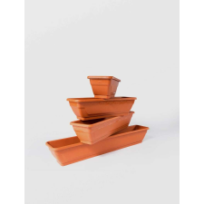  Tulipánültető tálcával, STERK, 40X16X19 cm, Barna műanyag kerti tárolás