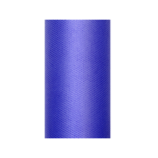 Tüll egyszínű, sötétkék, 0,15 x 9 m (1 db / 9 lm) dekorációs kellék