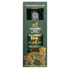  Tullamore Dew 0,7l 40% pdd. + 1 pohár whisky