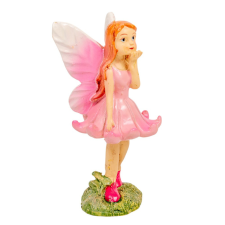  Tündér rózsaszín ruciban poly M11cm dekorációs kellék