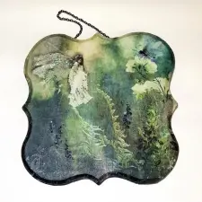  Tündérmese - falikép. Mérete: 19,5x19,5 cm dekorációs kellék