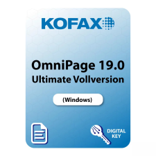 Tungsten Automation Corporation Kofax OmniPage 19.0 Ultimate (1 eszköz / Lifetime) (Elektronikus licenc) irodai és számlázóprogram