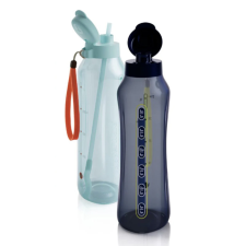 Tupperware AquaVibe Öko palack 1,2 L rugalmas szívószállal és csuklópánttal sütés és főzés