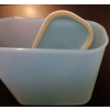 Tupperware Mindennapi szögletes/Tároló 1,25 liter, Türkiz (magas, keskeny)- Tupperware
