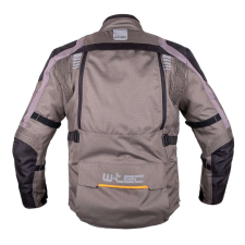 Túramotoros dzseki W-TEC Smackton 3XL fekete-zöld motoros kabát
