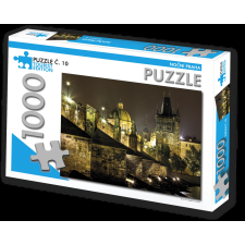 Turistás kiadás: éjszakai Prága puzzle 1000 darab puzzle, kirakós