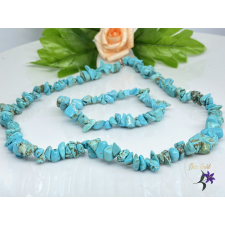  Türkiz ásványi szett - karkötő, nyaklánc nyaklánc