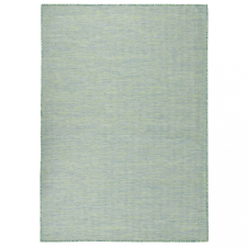  Türkizkék lapos szövésű kültéri szőnyeg 200 x 280 cm lakástextília