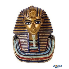  Tutanhamon fej egyiptomi szobor, 5 cm dekoráció