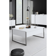 TUTI AG Dohányzóasztal Luxe - White, Silver bútor