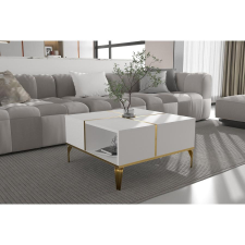 TUTI AG Dohányzóasztal Nirvana - White, Gold bútor