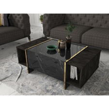 TUTI AG Dohányzóasztal Veyron - Black, Gold bútor