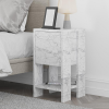 TUTI AG Éjjeliszekrény Ema - Carrara Marble