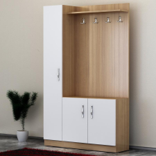 TUTI AG Előszobafal Naturel - Teak, White bútor