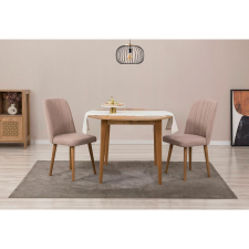 TUTI AG Étkezőgarnitúra(Kihúzható asztal, szék) (3 db) Vina 0900 - Atlanti fenyő, Stone bútor