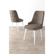 TUTI AG Étkezőszék szett (2 db) Newa - Cappuccino, Fehér bútor