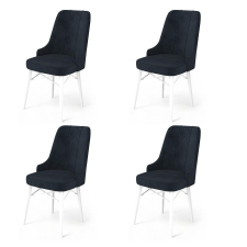 TUTI AG Étkezőszék szett (4 db) Pare - Antracit, Fehér bútor