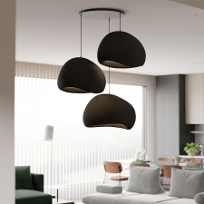 TUTI AG Függőlámpa - Wabi Sabi Claylights - Fekete világítás