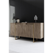 TUTI AG Konzolasztal Luxe - Walnut, Gold bútor