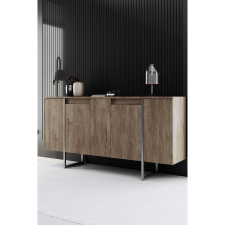 TUTI AG Konzolasztal Luxe - Walnut, Silver bútor