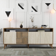 TUTI AG Konzolasztal Milan - Diós, Travertine bútor