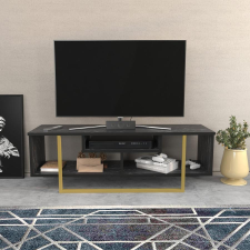 TUTI AG TV szekrény Asal 120 - Black, Gold bútor