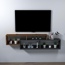 TUTI AG TV szekrény Atlantis - Light Diós, Antracit bútor