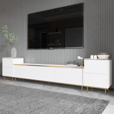 TUTI AG TV szekrény Imaj - White, Gold bútor