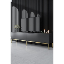 TUTI AG TV szekrény Lord - Anthracite, Gold bútor