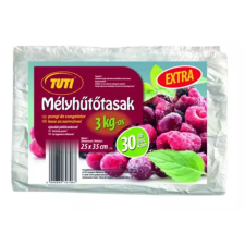 Tuti Extra Mélyhűtőzacskó - 3kg (30 db/csomag) (5999884707967) papírárú, csomagoló és tárolóeszköz