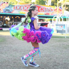  Tutu ruha, Madmia, lila, 8-9 év lányka ruha